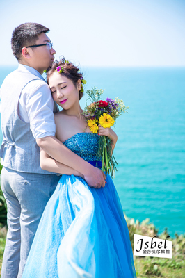 近年來,越來越多的人到北海拍海景旅行婚紗照!