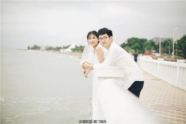 我的第一次婚紗拍攝 客人帶著婚紗來廈門旅行